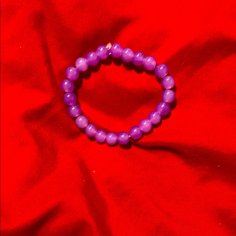 Purple Beaded Bracelet